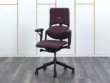 Офисное кресло руководителя  SteelCase Кожа Красный Please 1  (КРКК-08072)