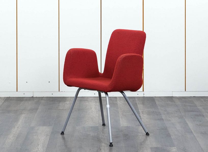 Офисный стул ИКЕА Ткань Красный   (УНТК-25013)