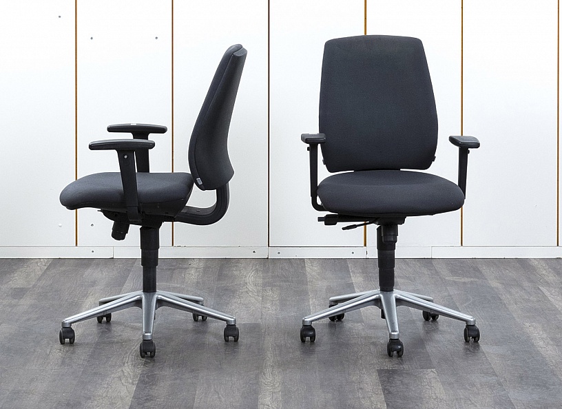 Офисное кресло для персонала   Ткань Серый   (КПТС-01062)