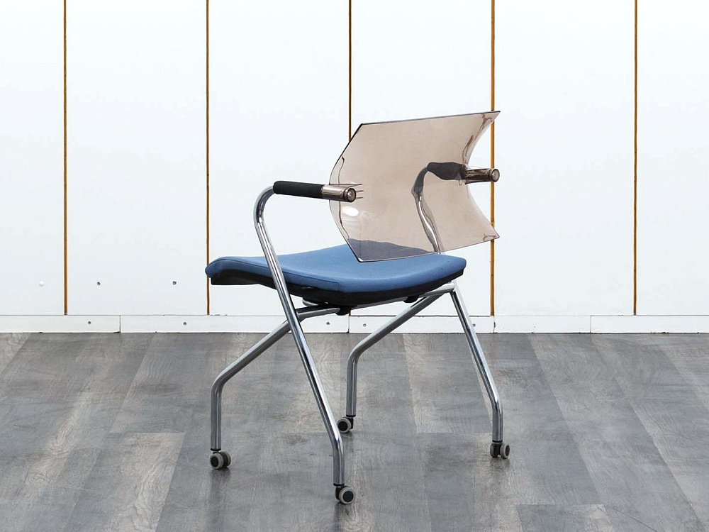 Конференц кресло для переговорной  Синий Ткань LUXY Aire JR  (УНТН-21013)