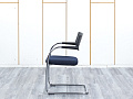 Конференц кресло для переговорной  Синий Ткань VITRA VISAVIS  (КДТН1-28113)