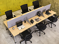 Комплект офисной мебели на 6 человек KNOLL ЛДСП Клен США  ГКВ-24076