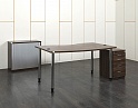 Купить Комплект офисной мебели стол с тумбой  1 500х900х750 ЛДСП Зебрано   (КОМЗ-16061)