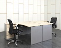 Купить Комплект офисной мебели стол с тумбой  1 400х1 210х750 ЛДСП Клён   (СВУВ1к-24021)