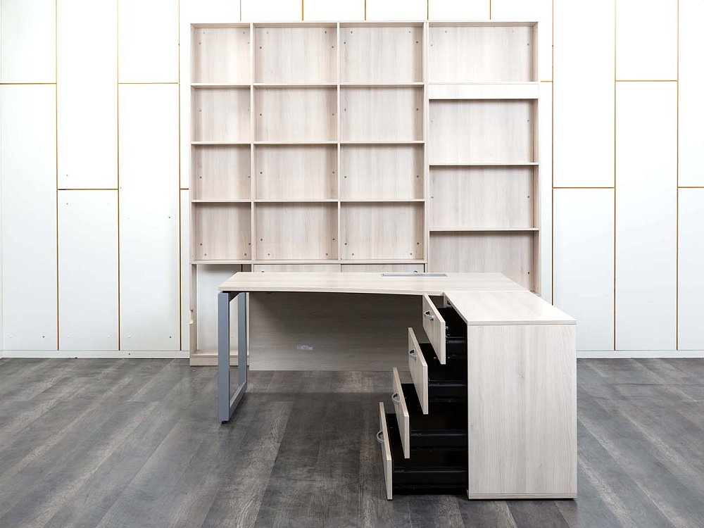 Кабинет руководителя SteelCase 1 600х2 000х750 ЛДСП Клен   (КРВ-26112)