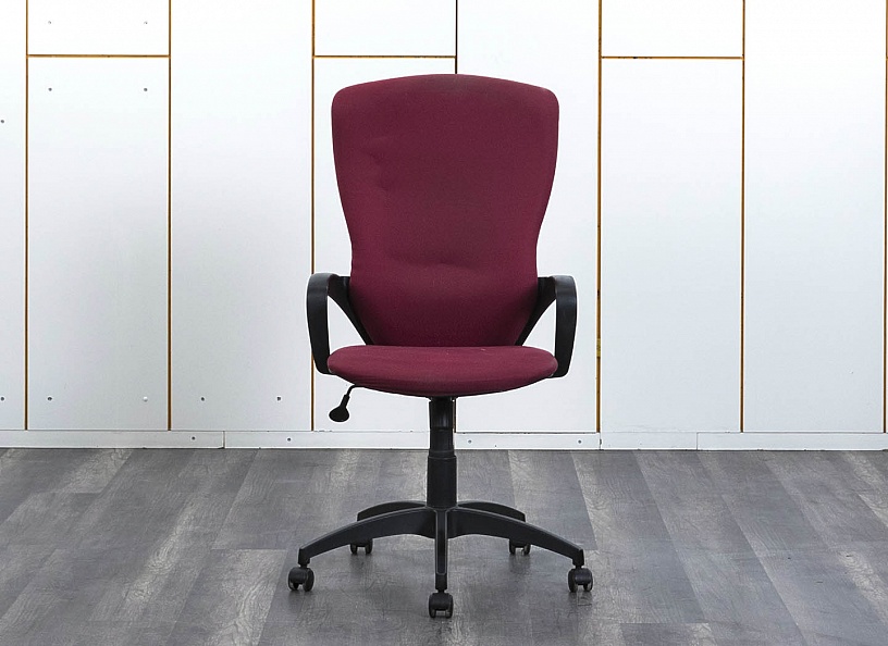 Офисное кресло руководителя   Ткань Красный   (КРТК-25112)