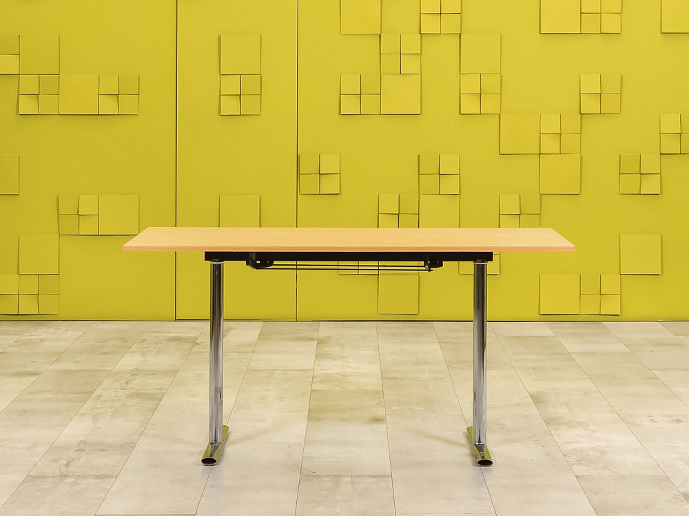 Офисный стол прямой  ЛДСП Зебрано Импорт  СППЗ1-25036