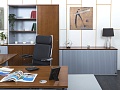 Кабинет руководителя Bene 1 800х1 800х750 Шпон Орех   (КРХ1-08091)