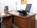 Стол для руководителя  1 600х2 100х750 ЛДСП Вишня   (СРШ1-20122)