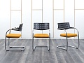 Конференц кресло для переговорной  Оранжевый Ткань VITRA   (УДТО-21032)