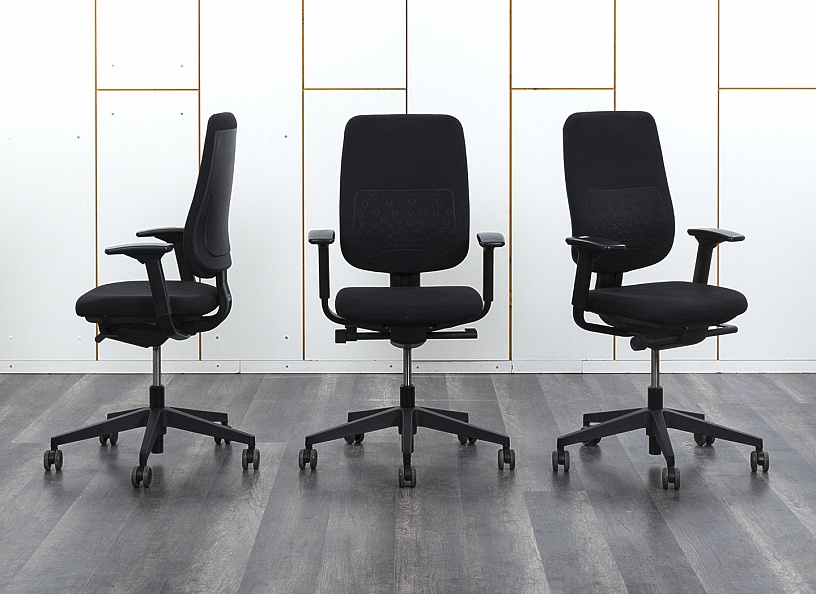 Офисное кресло для персонала  SteelCase Ткань Черный   (КПТЧ-10072)